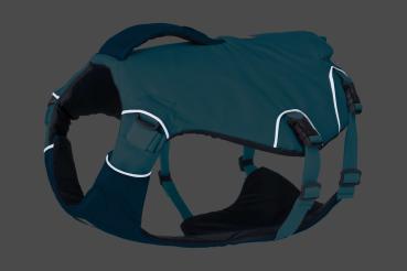 Ruffwear Confluence Hunde-Schwimmweste Biolumin Blue Gr. XS